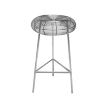Tuscany Silver Metal Counter Stool