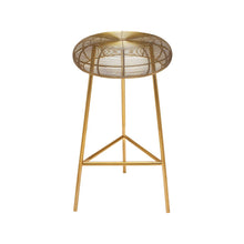 Tuscany Gold Metal Bar Stool