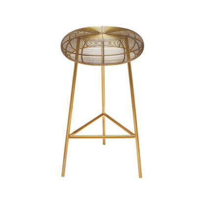 Tuscany Gold Metal Bar Stool