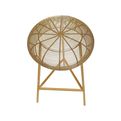 Tuscany Gold Metal Bar Stool