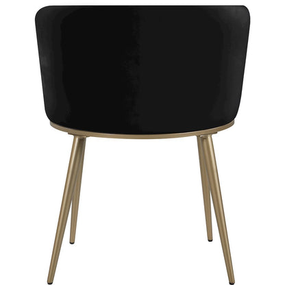 Skylar Black Velvet Dining Chair, Set of 2