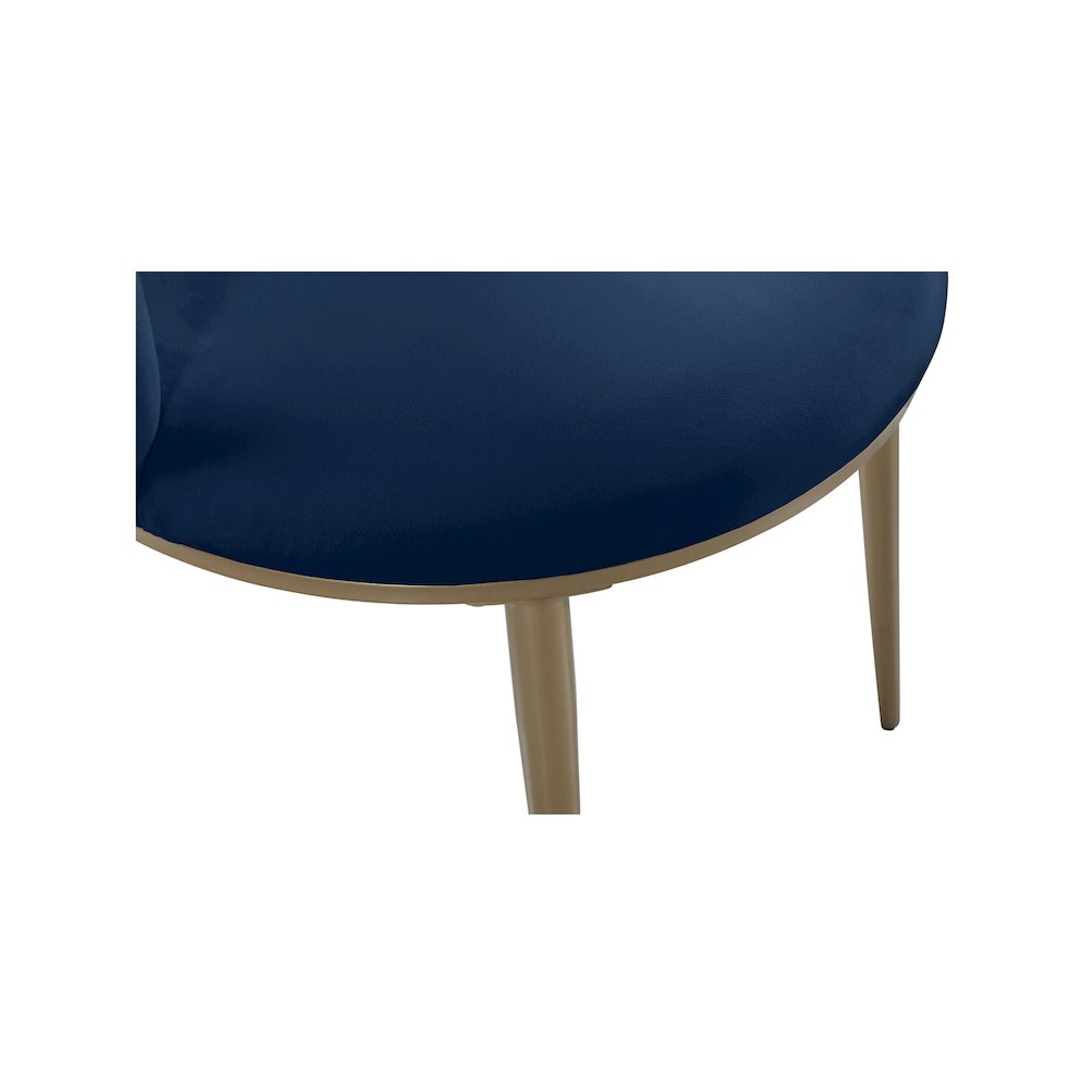 Skylar Navy Velvet Dining Chair, Set of 2