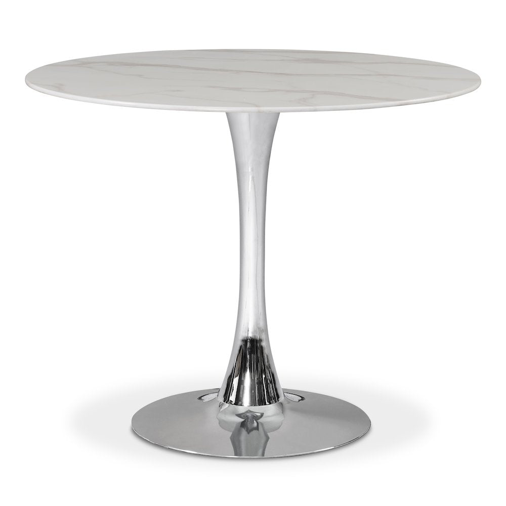 Holly Chrome Dining Table