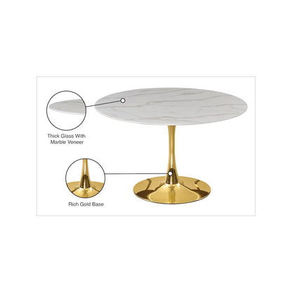 Holly Gold Dining Table