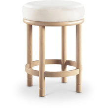 Monette Cream Velvet Counter Stool
