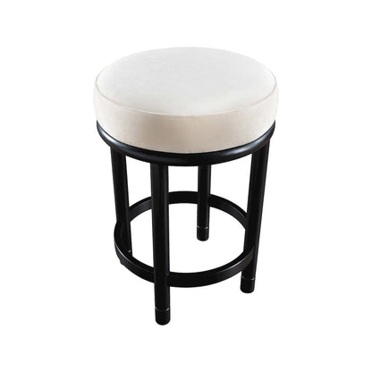 Monette Cream Velvet Counter Stool