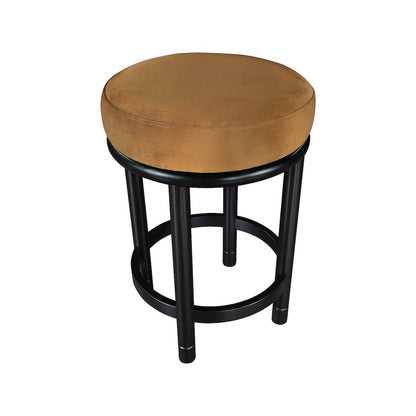 Monette Saddle Velvet Counter Stool
