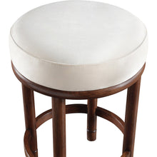 Monette Cream Velvet Counter Stool