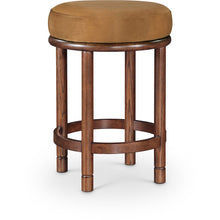 Monette Saddle Velvet Counter Stool