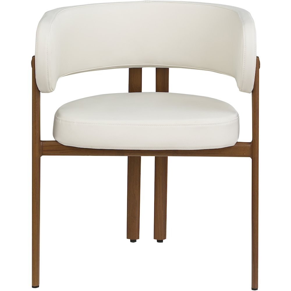 Gideon Cream Vegan Leather Dining Chair, Set of 2
