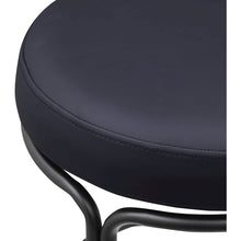 Madison Black Vegan Leather Counter Stool, Set of 2