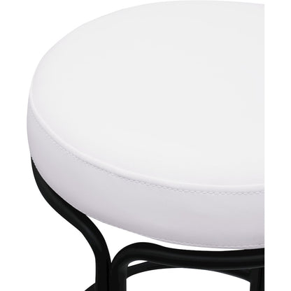 Madison Cream Vegan Leather Counter Stool, Set of 2