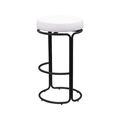 Madison Cream Vegan Leather Bar Stool, Set of 2