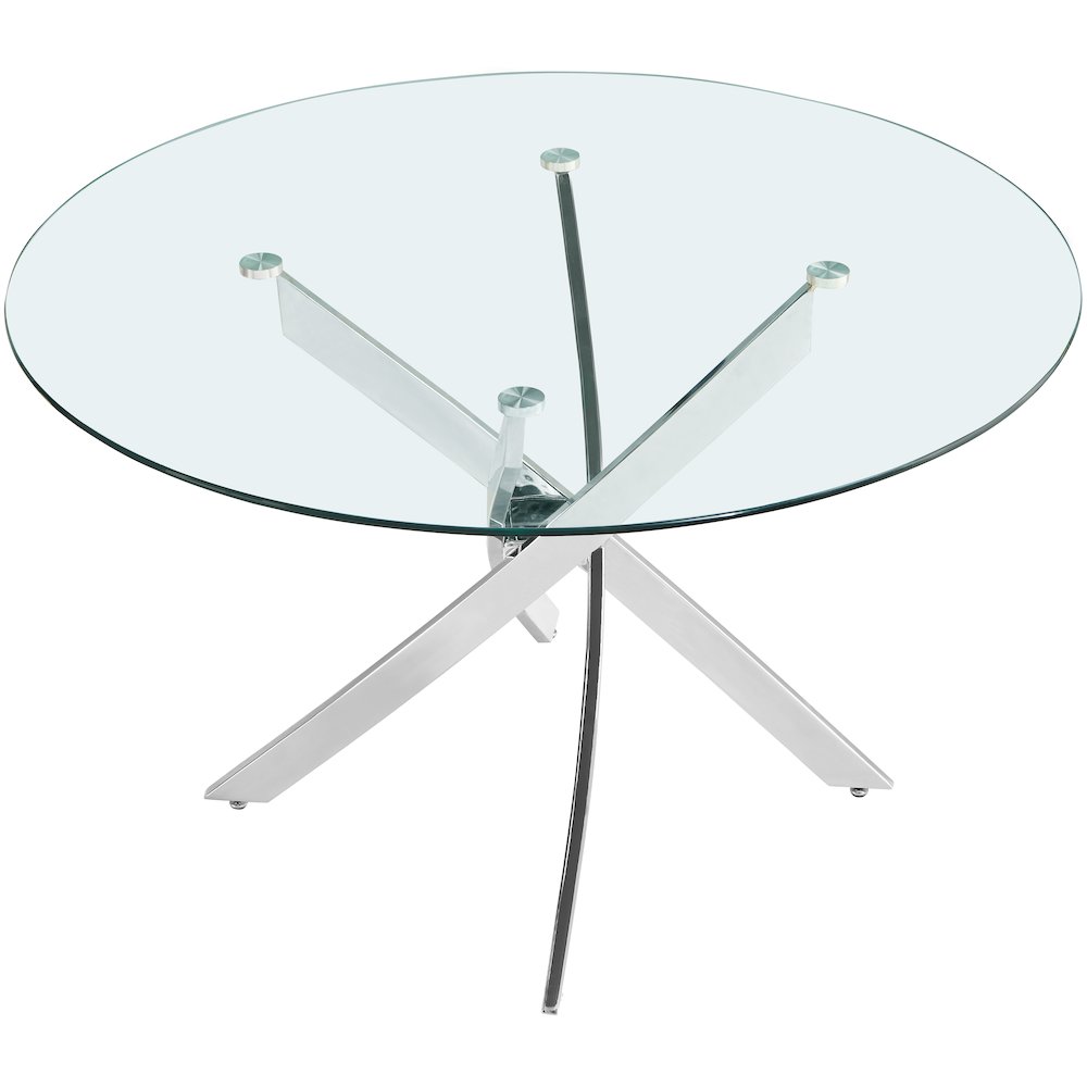 Xander Chrome Dining Table