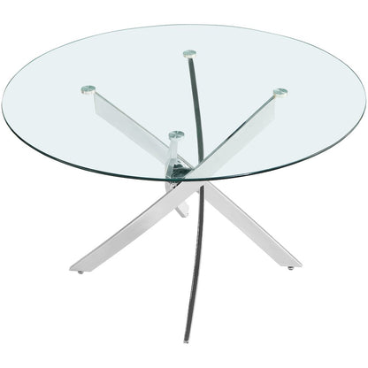 Xander Chrome Dining Table
