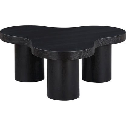 Cove Black Oak Veneer And Solid Wood Coffee Table