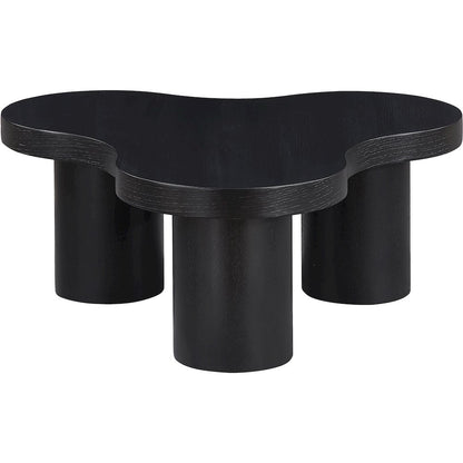 Cove Black Oak Veneer And Solid Wood Coffee Table