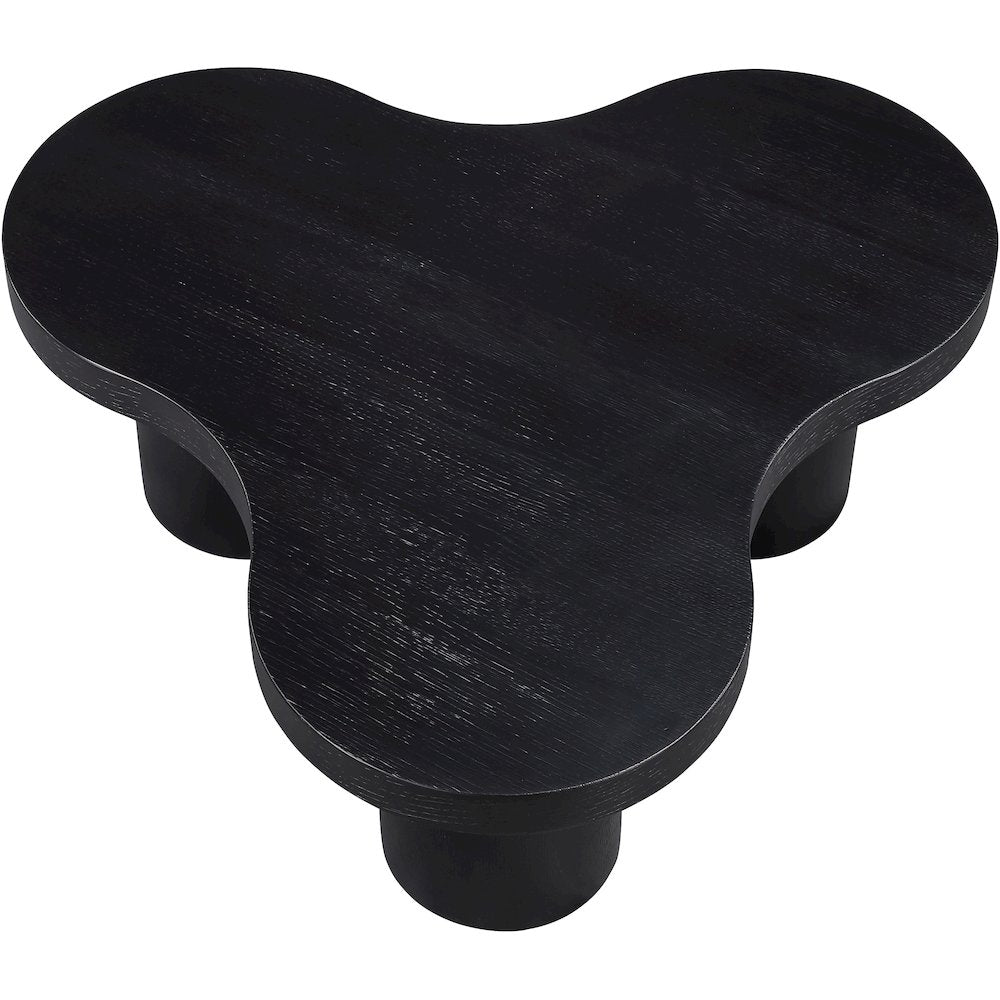 Cove Black Oak Veneer And Solid Wood Coffee Table