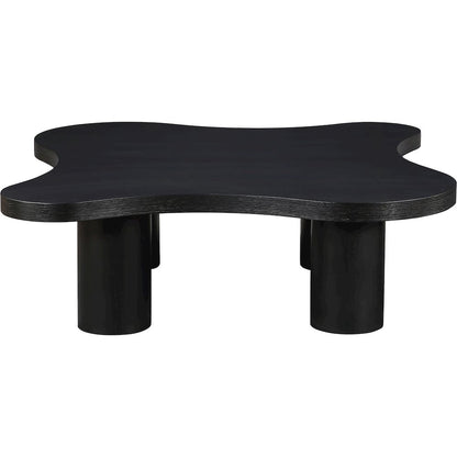 Cove Black Oak Veneer And Solid Wood Coffee Table