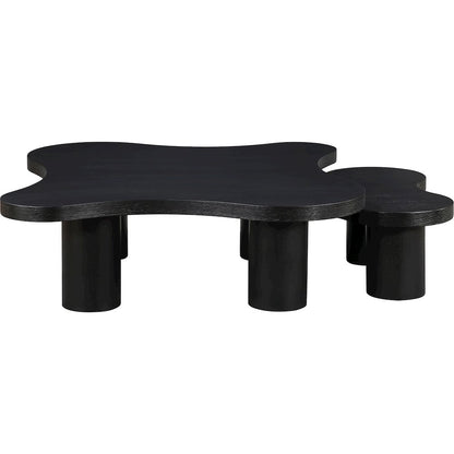 Cove Black Oak Veneer And Solid Wood 2pc. Coffee Table