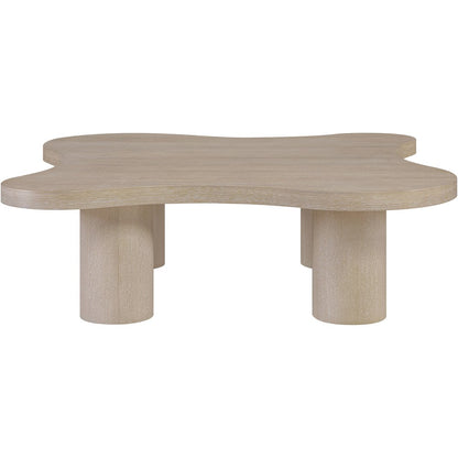 Cove Natural Oak Veneer And Solid Wood Coffee Table
