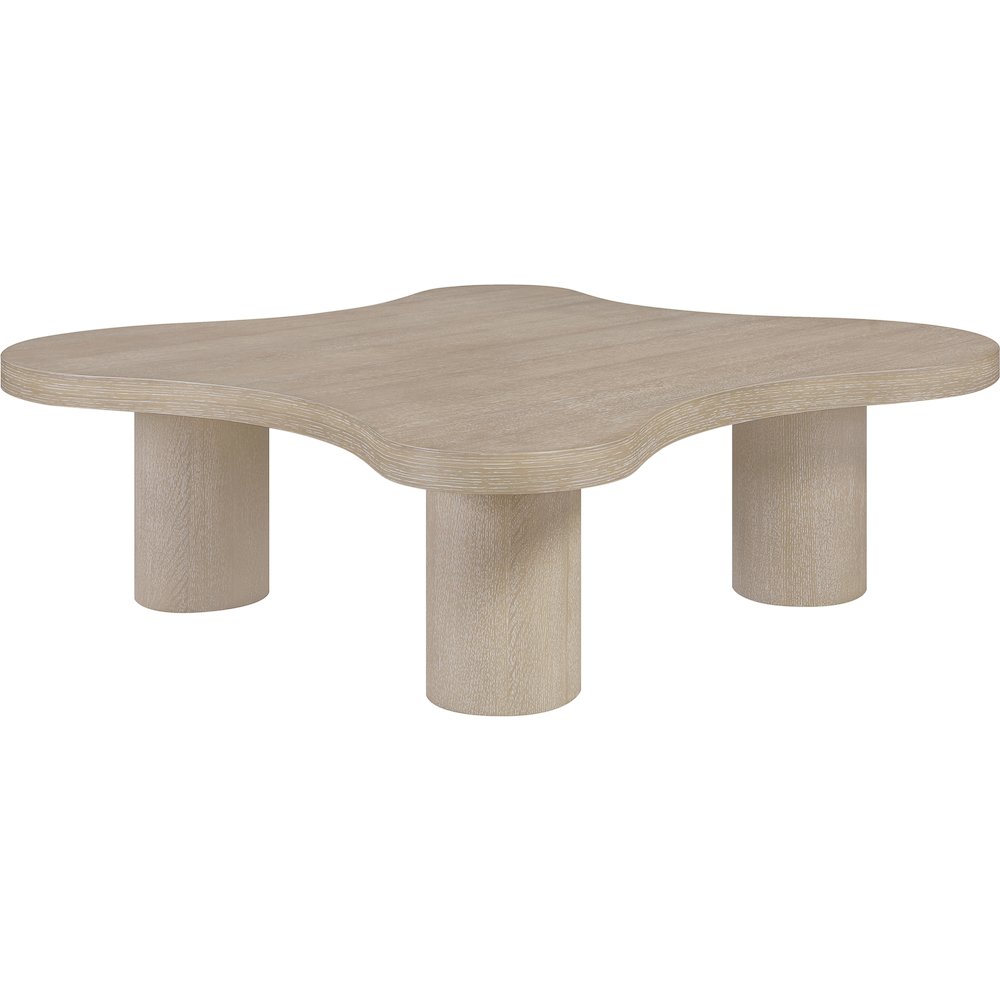 Cove Natural Oak Veneer And Solid Wood Coffee Table