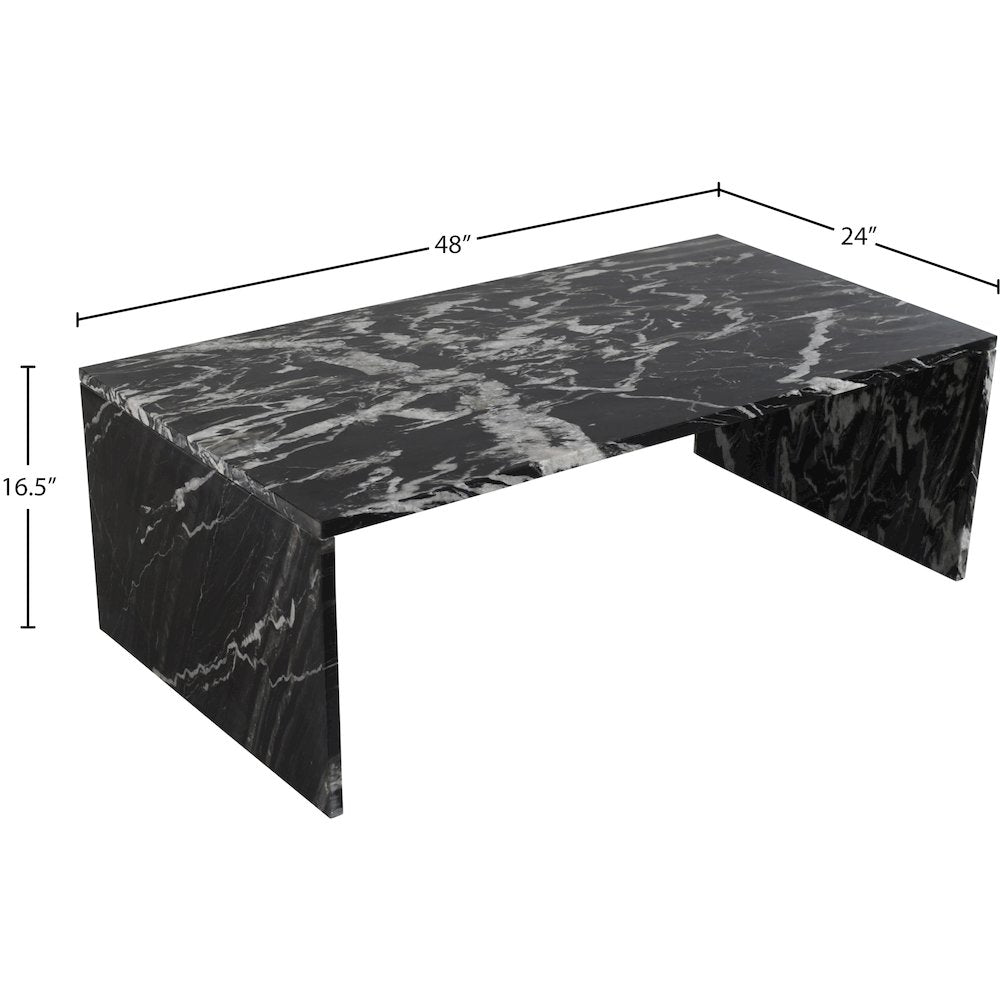 Vernazza Black Marble Coffee Table