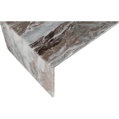 Vernazza Brown Marble Coffee Table