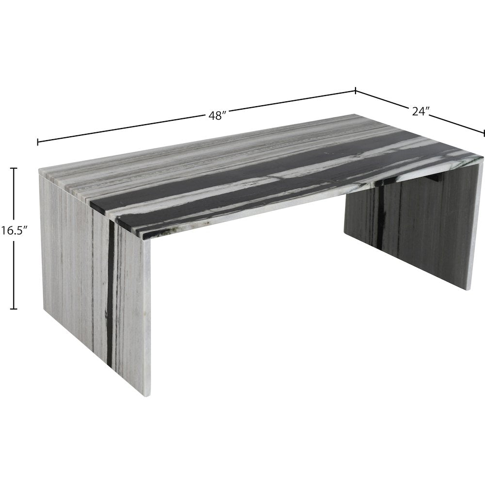 Vernazza Panda Marble Coffee Table