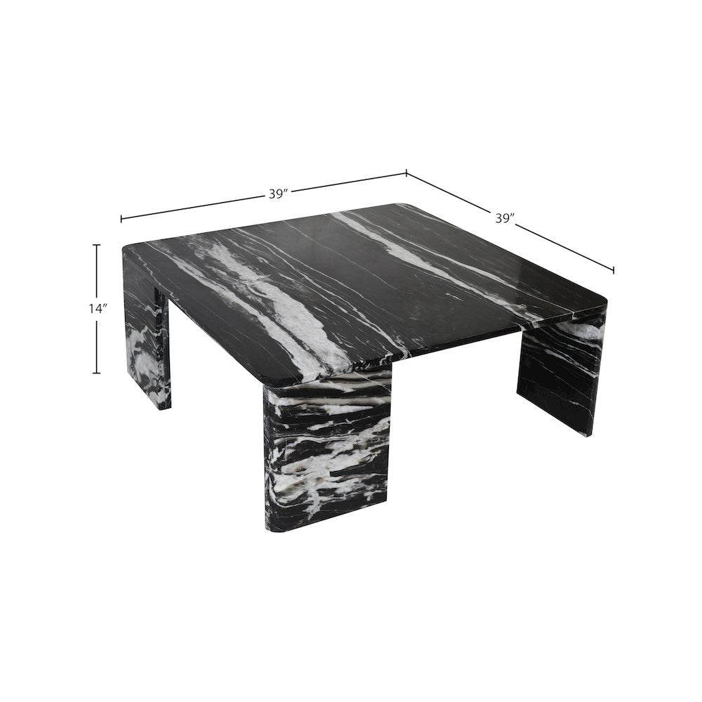 Livorno Black / Light Grey Coffee Table