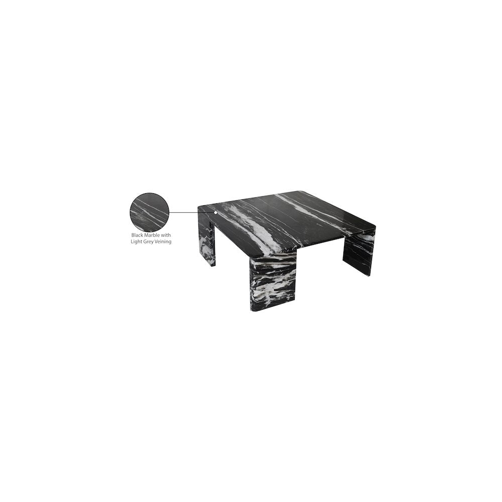 Livorno Black / Light Grey Coffee Table