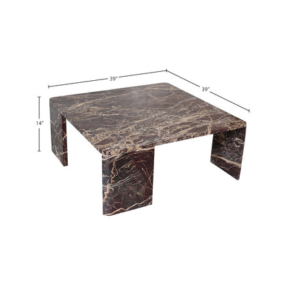 Livorno Burgundy Coffee Table