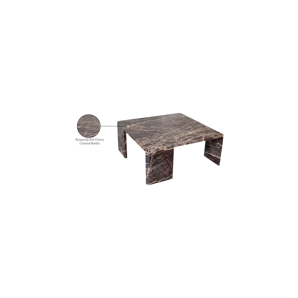 Livorno Burgundy Coffee Table