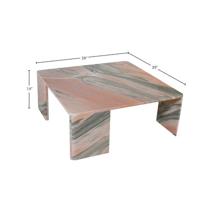 Livorno Pink / Light Grey Coffee Table