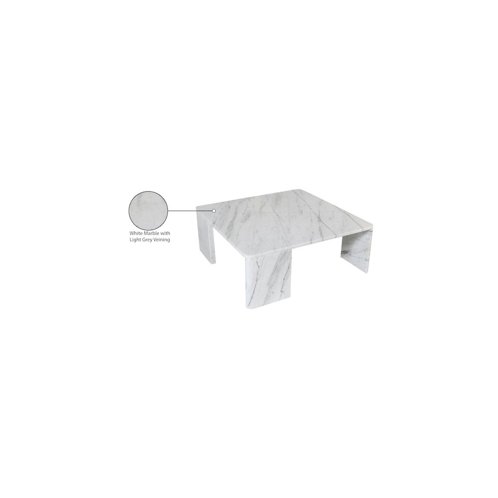 Livorno White / Light Grey Coffee Table