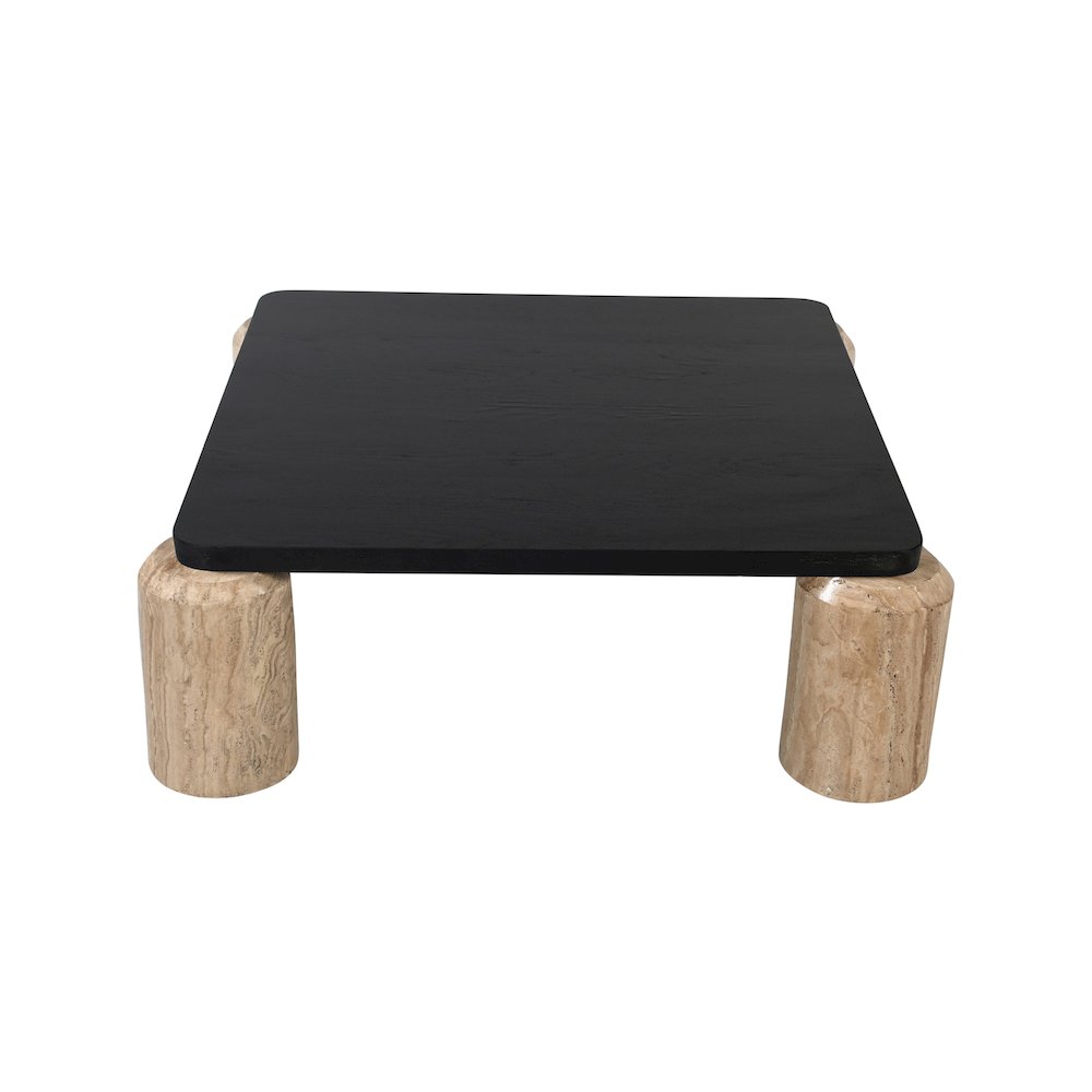 Ferrara Natural / Black Coffee Table