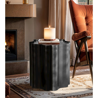Eloise Black Iron End Table
