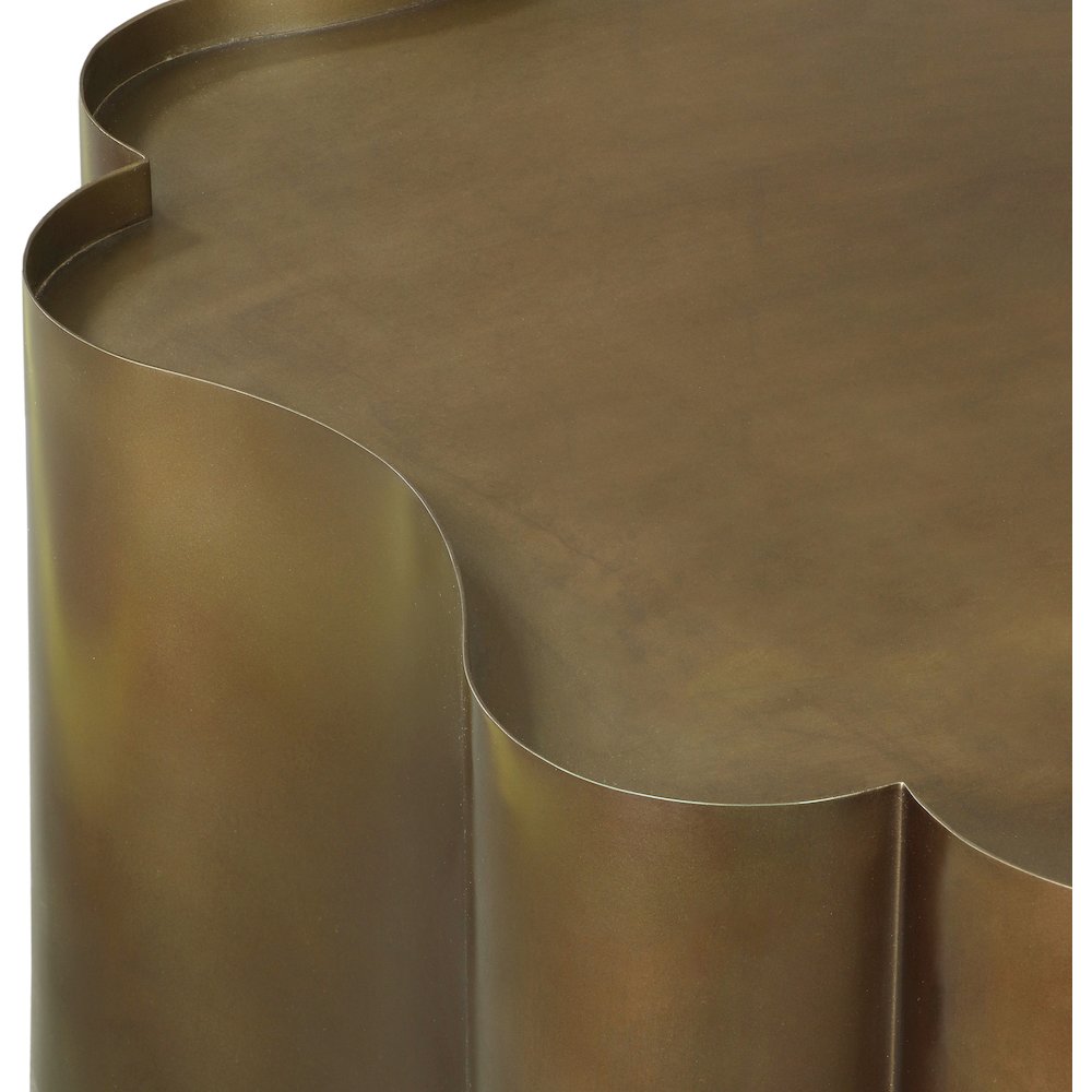 Eloise Brass Iron Coffee Table