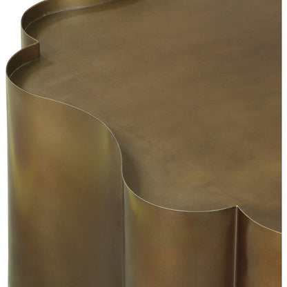 Eloise Brass Iron Coffee Table