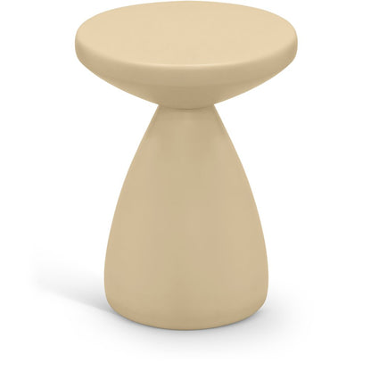 Anika Beige Iron End Table