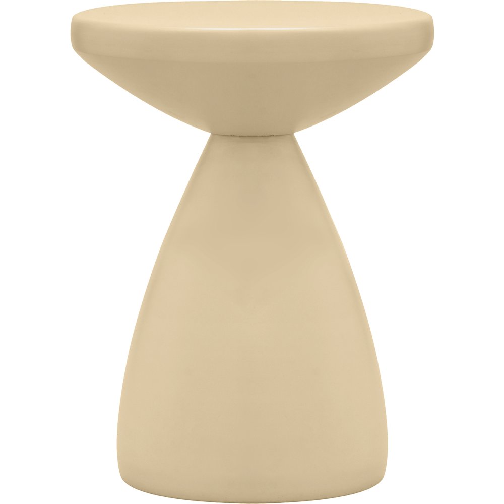 Anika Beige Iron End Table