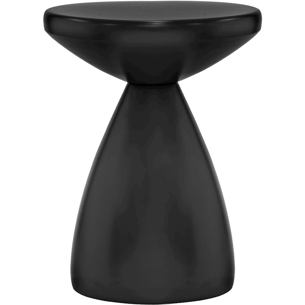 Anika Black Iron End Table