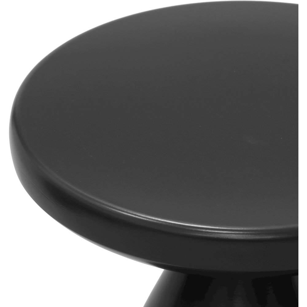 Anika Black Iron End Table