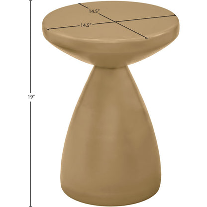 Anika Brown Iron End Table