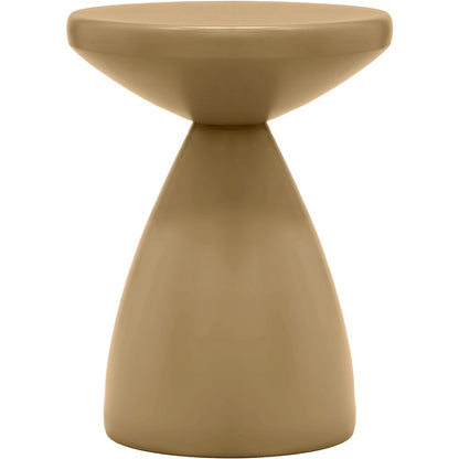Anika Brown Iron End Table