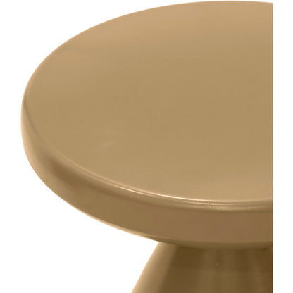 Anika Brown Iron End Table