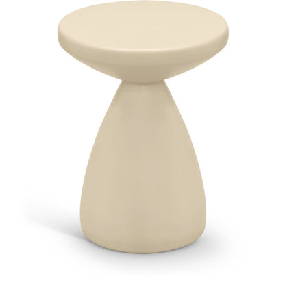 Anika Cream Iron End Table
