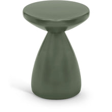 Anika Green Iron End Table