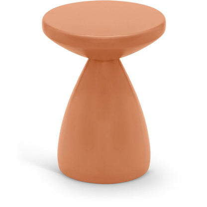 Anika Salmon Iron End Table