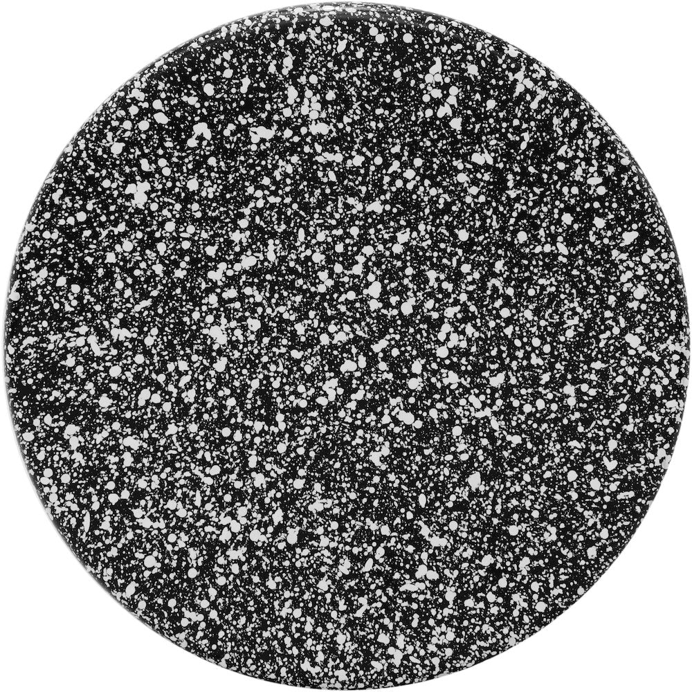 Anika Black Iron Terrazzo End Table